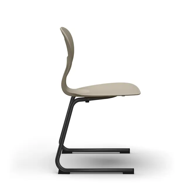 SEET stol med C-fot beige SH46-49 cm 