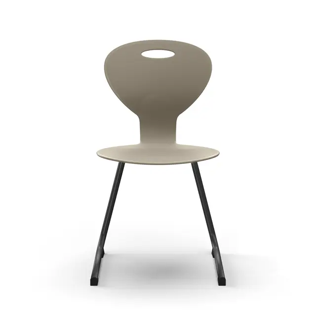 SEET stol med C-fot beige SH46-49 cm 