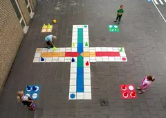 Ludo asfaltoppmerking 397 x 397 cm