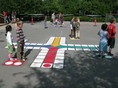 Ludo asfaltoppmerking 397 x 397 cm