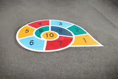 Snegleparadis asfaltoppmerking 171 x 223 cm