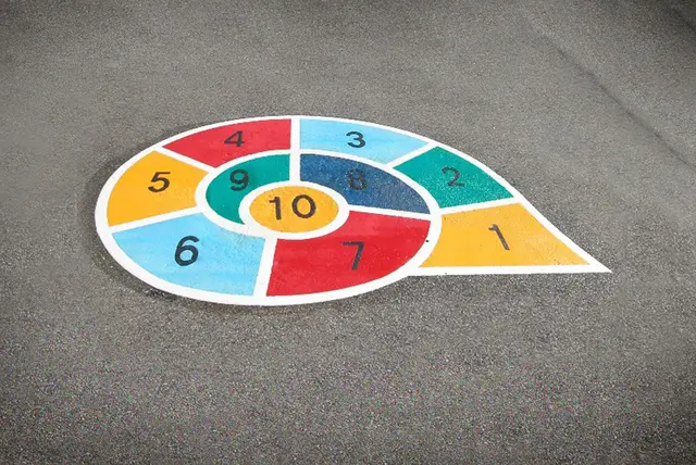 Snegleparadis asfaltoppmerking 171 x 223 cm 