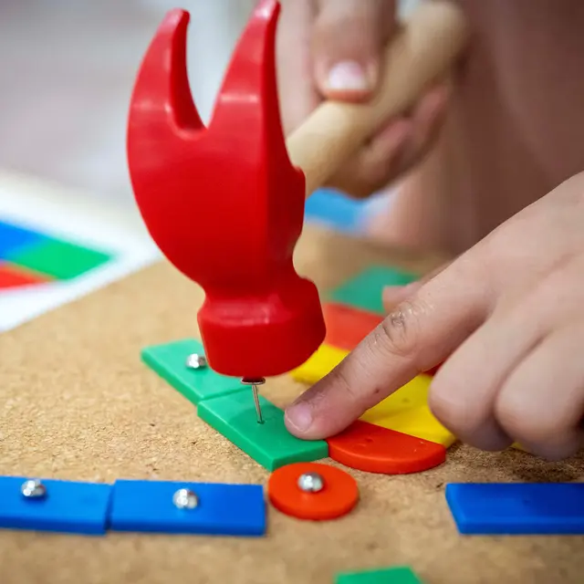 Hammermosaikk trebrikker 100 stk 