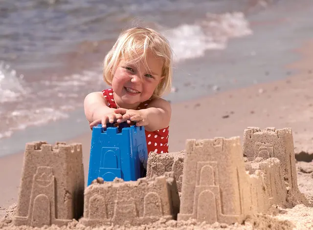 Sandformer og spader 6 deler 