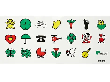 Klistremerker bamse 20 motiver 