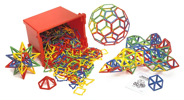 Polydron byggesett 460 brikker 