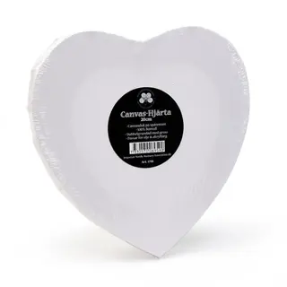 Malelerret hjerte Ø 20cm