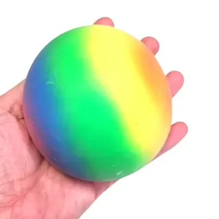 Stor stressball regnbue Ø10 mm