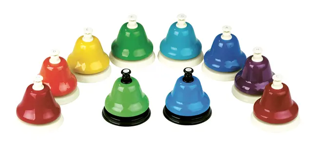 Klangklokker Ø7 cm, 10 stk 