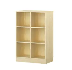 Labyrint reol 6 rom h&#248;y med sokkel B80 x D45 x H123 cm