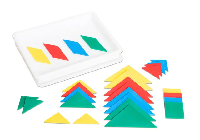 Tangram L10 cm, 4  x 7 former 