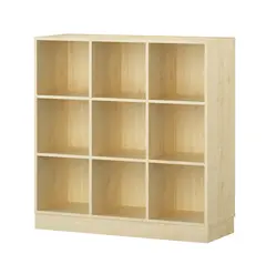 Labyrint reol 9 rom med sokkel B119 x D45 x H123 cm