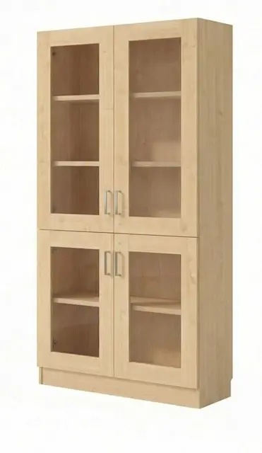 Labyrint materialskap med glassdører bj B100 x D32 x H200 cm 