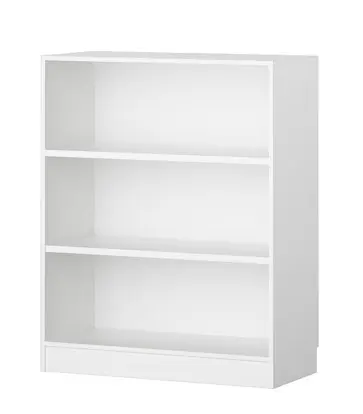Labyrint bokhylle lav hvit B100 x D40 x H90 cm 