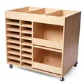 Folke materialvogn bjørk B95 x D66 x H83 cm