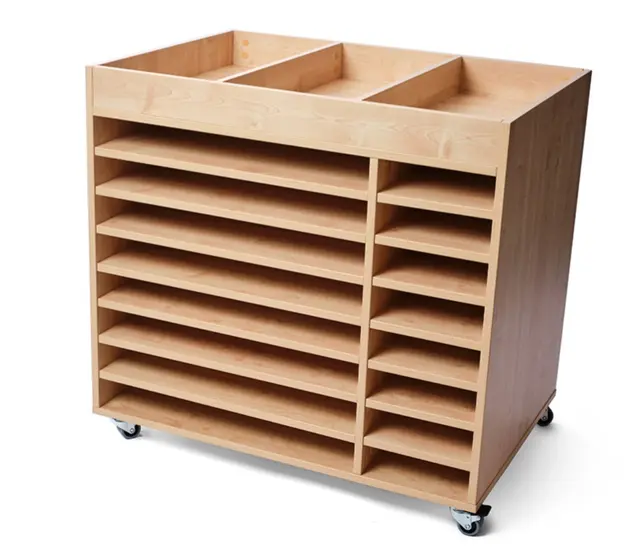 Folke materialvogn bjørk B95 x D66 x H83 cm 