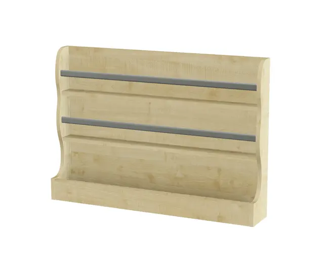 Folke vegghengt bokkhylle Bjørk B100 x D17 x H70 cm 