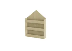 Folke bokhylle hus bj&#248;rk B90 x D20 x H117 cm