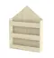 Folke bokhylle hus B90 x D20 x H117 cm