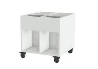 Labyrint bokvogn B60 x D60 x H62 cm