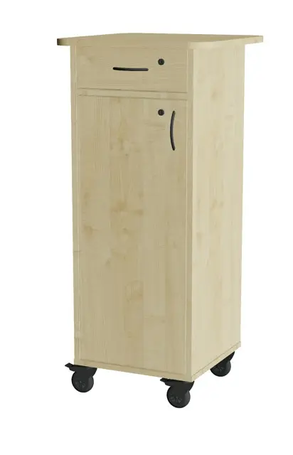 Nord ståkateter m/ skuff og skap Bjørk B55 x D55 x H110 cm 