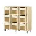 Labyrint elevreol 9 plasser B120 x D45 x H117 cm