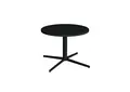 Pure søylebord sort/sort Ø80 x H58 cm