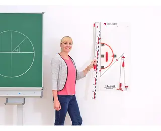 Tavlesett Passer, linjal og gradskive