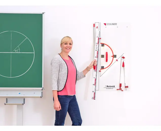 Tavlesett Passer, linjal og gradskive 