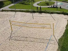 Baneoppmerking til beachvolleybane