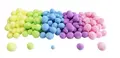 Pompons pastell 200 stk