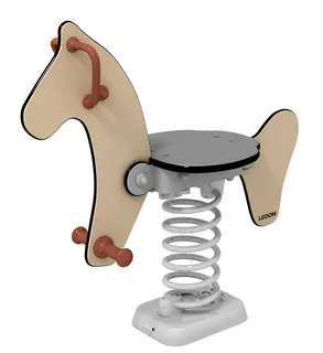 Hest vippe L94 x B35 x H86 cm