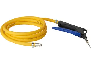 Slange med pistol og nippel 