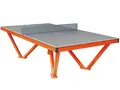 Bordtennisbord utendørs oransje L274 x B153 x H76 cm