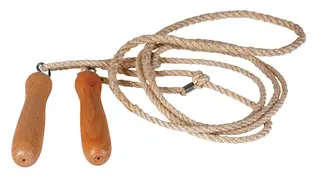 Hoppetau med trehåndtak L280 cm 