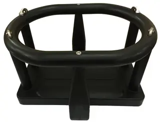 Babyhuskesete sort L43 x B30 x H30 cm