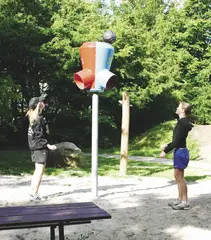 Basketballstativ Blekksprut &#216;85 x H250 cm