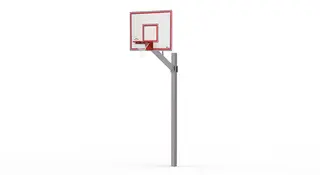 Street basketballstativ med dunkekurv L162 x B122 x H367 cm