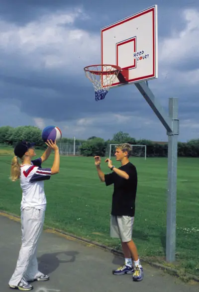 Street basketballstativ med dunkekurv B120 x D162 x H365 cm 