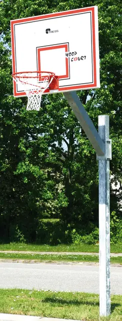 Street basketballstativ med dunkekurv B120 x D162 x H365 cm 