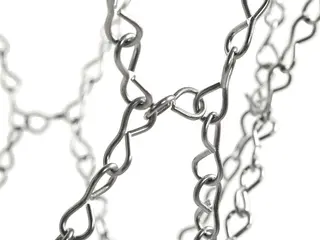 Basketballnett i stål Ø45 cm