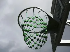 Hercules basketballnett gr&#248;nn &#216;45 cm