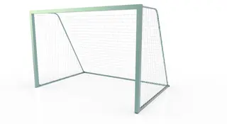 Classic Firkant fotballmål B300 x D200/80 x H200 cm