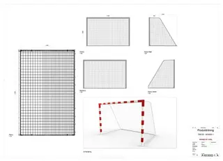 ClassicPro håndballmål B300 x D200/80 x H200 cm