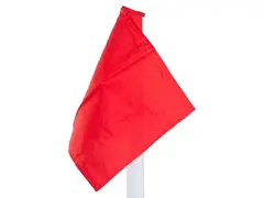 Løse hjørneflagg røde