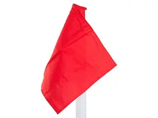 Løse hjørneflagg røde