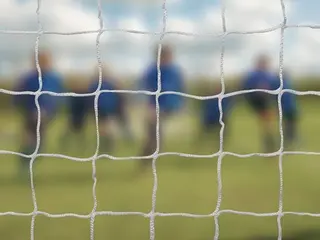 Målnett til minihåndballmål B240 x D100/50 x H160 cm