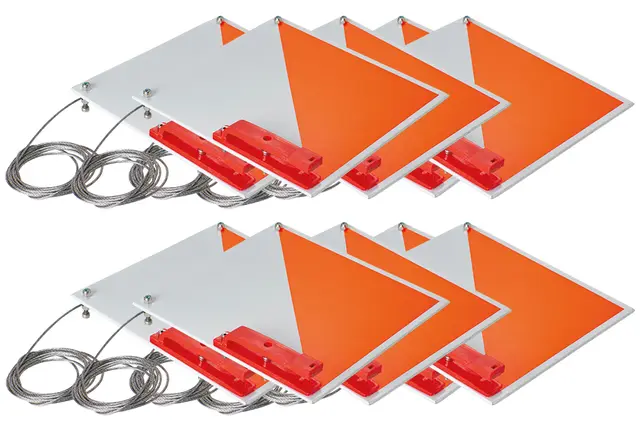 Orienteringsskjerm med A-klemme 