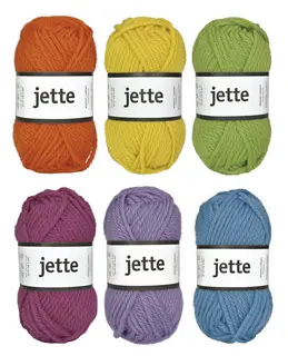 Jette ullgarn trend 6 kg 120 nøster