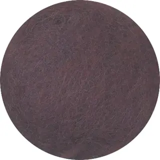 Kardet ull brun 250 g